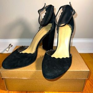 Marc Fisher Black Velvet Heels
